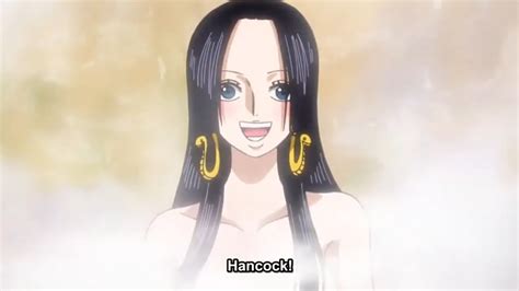 One of the funniest scenes of One Piece. Boa Hancock imagines Luffy saying her name correctly once more, then Bartolomew Kuma breaks her imagination, saying ...